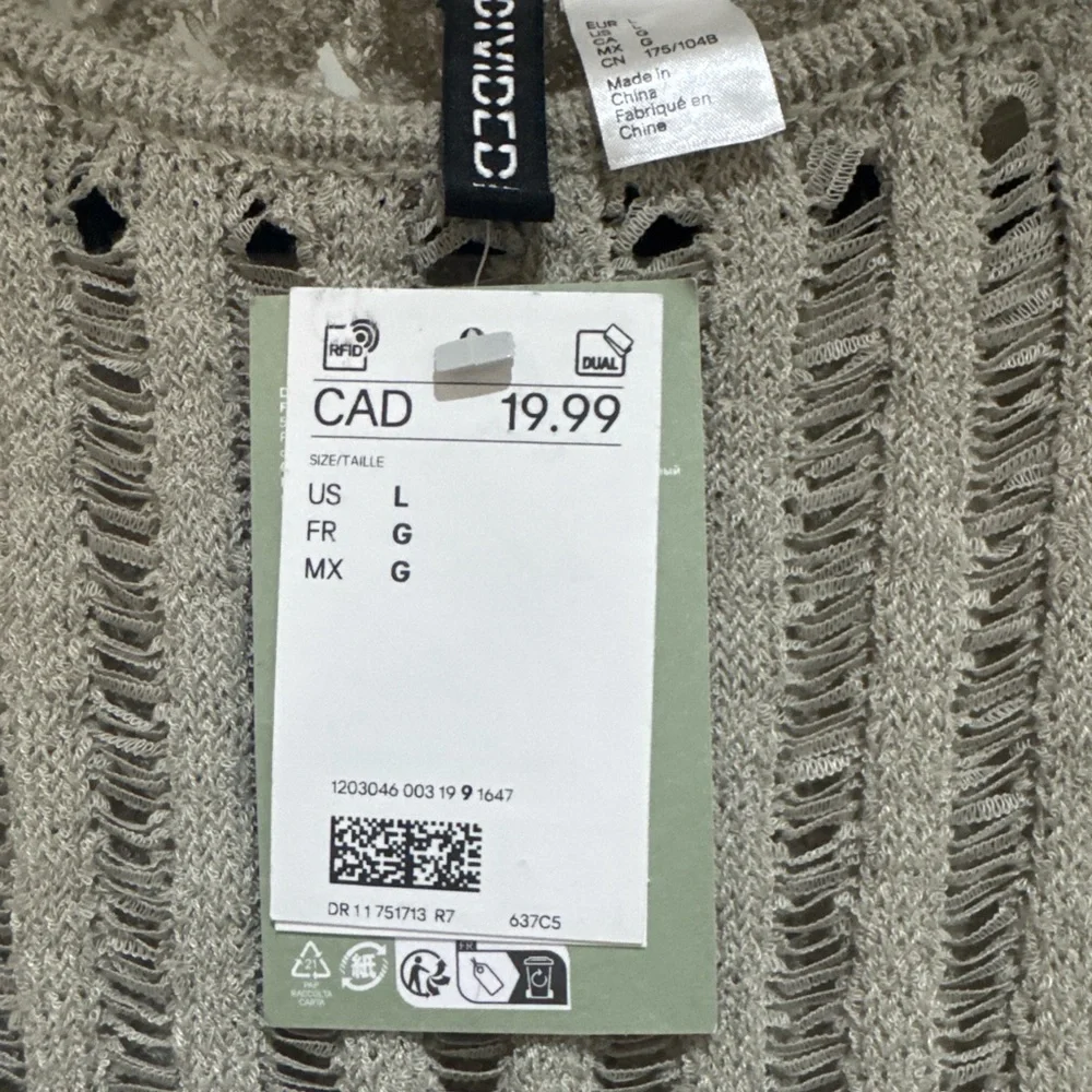 Divided Light Green Ribbed Tank Top - Picture 8 of 8